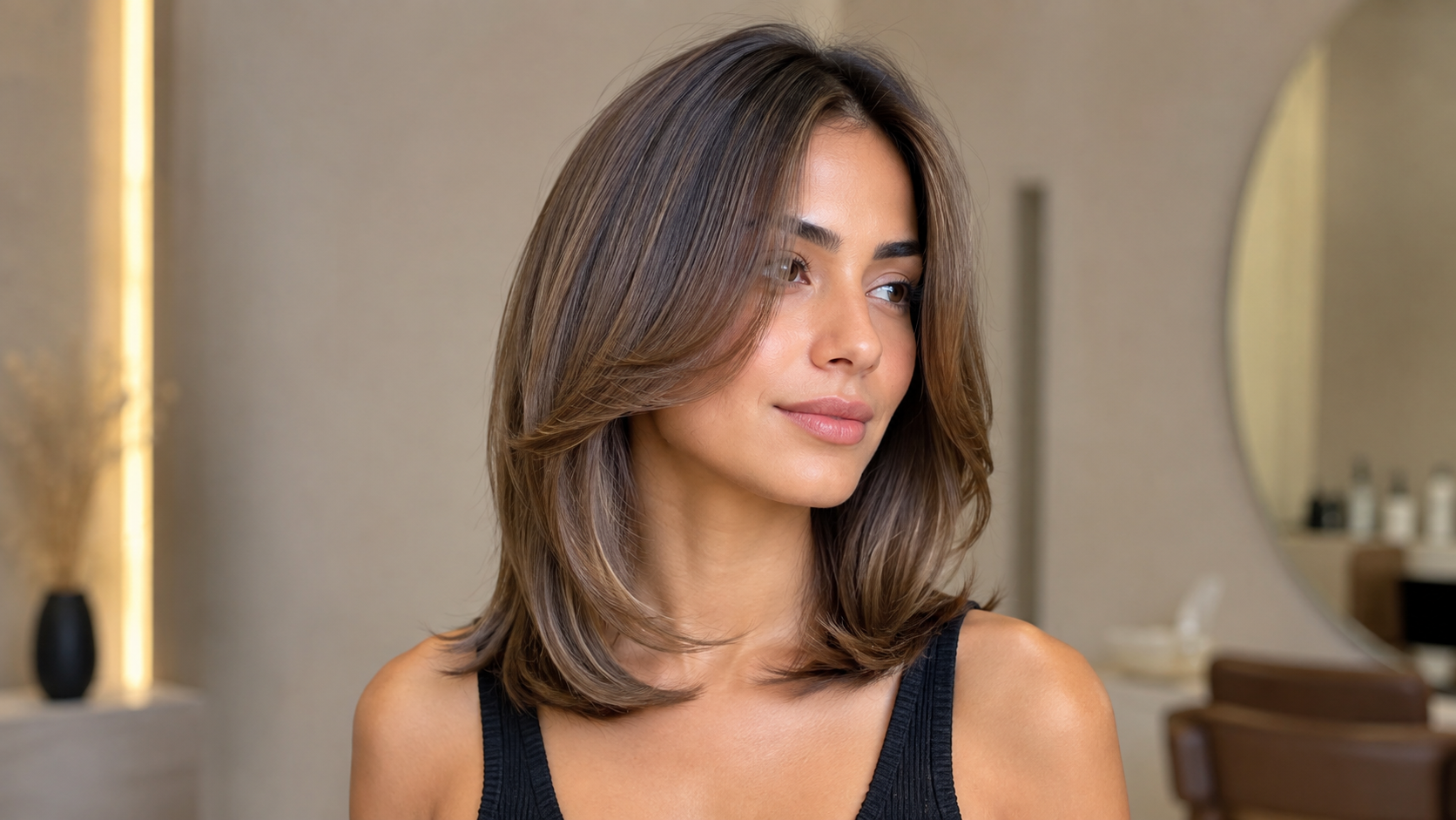 Straight Butterfly Haircut for Oval & Heart Face Shapes Butterfly Haircut Straight Hair